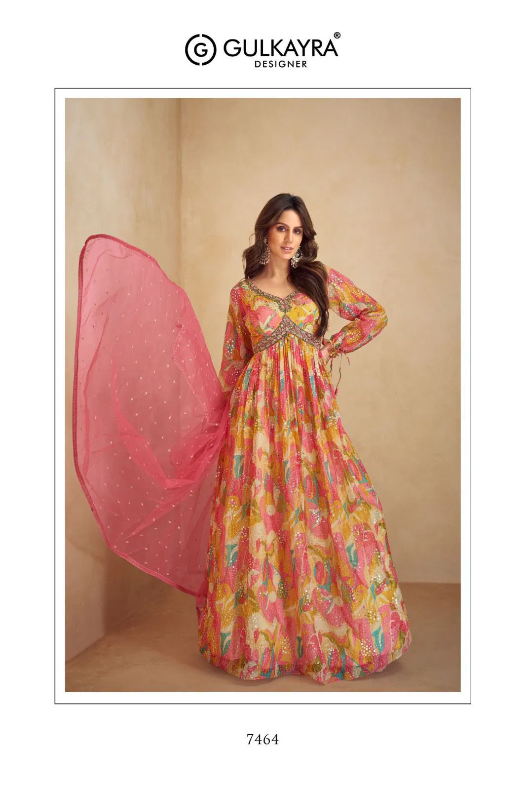 Anayah By Gulkayra Real Chinon Wedding Gown With Dupatta Wholesale Shop In Surat